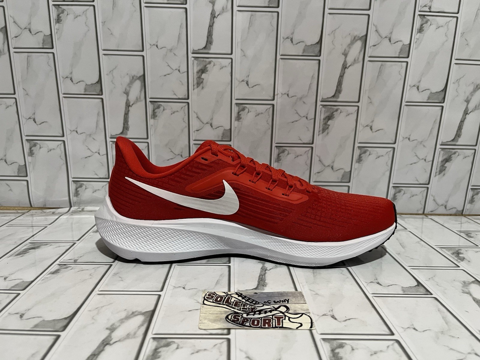 New Nike Air Zoom Pegasus 39 Red White Running Shoes Training Gym Womens 11