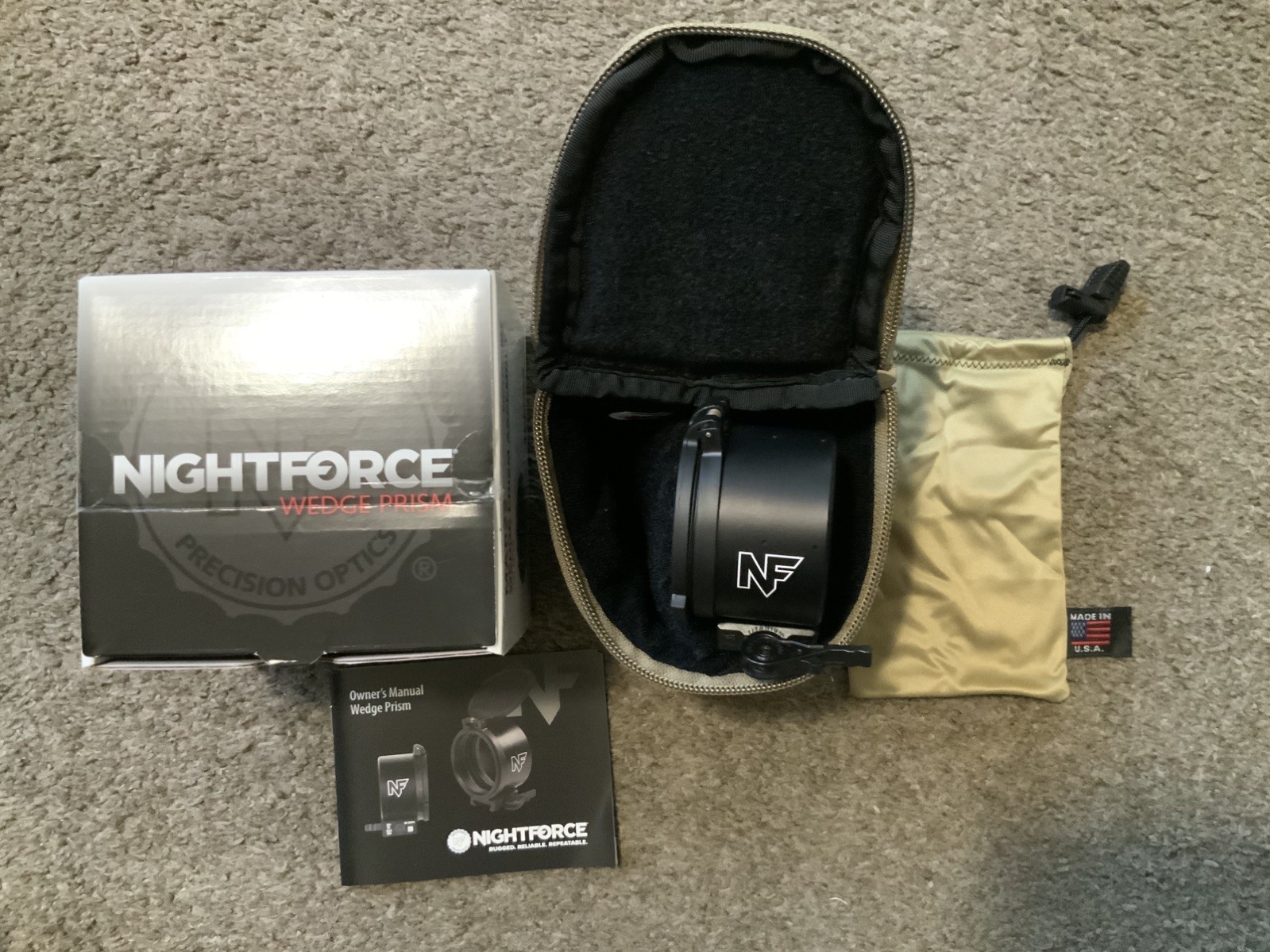 Nightforce Wedge Prism Assembly - 100 MOA/29 MRAD Additional Elevation A541