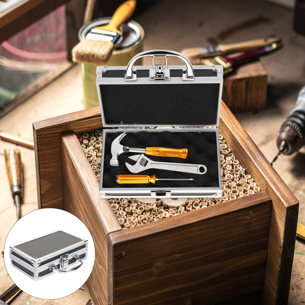 Small Aluminium Alloy Toolbox Organizer Multi Function Tool Storage