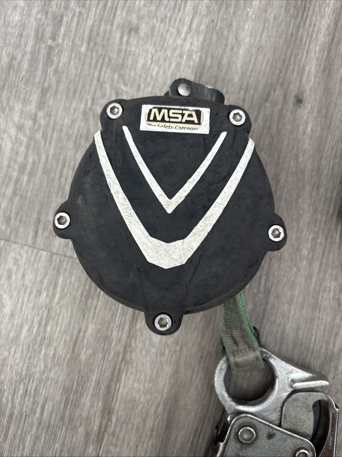 MSA Fall Protection Self Retracting Lanyard V SHOCK (10ft) USED