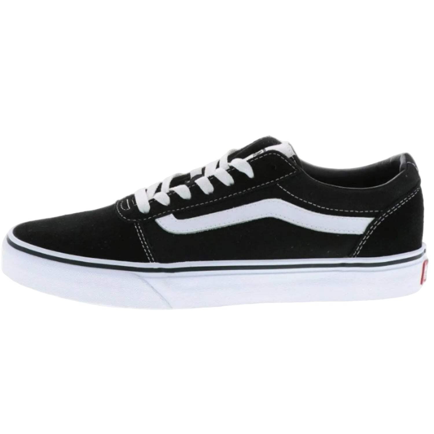 VANS Ward Black/ White Men's Skate Shoes Suede/ Canvas Sizes 6.5 - 12