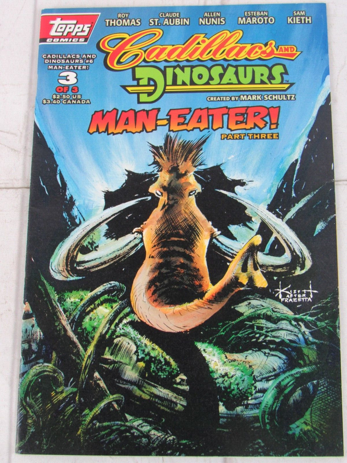 Cadillacs and Dinosaurs #6 Aug. 1994 Topps Comics