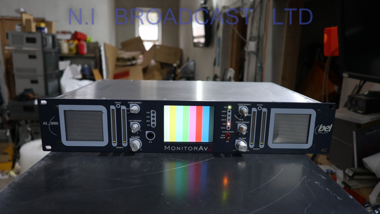 Bel monitorAV2  video /audio monitor unit with speakers, aes, analog etc