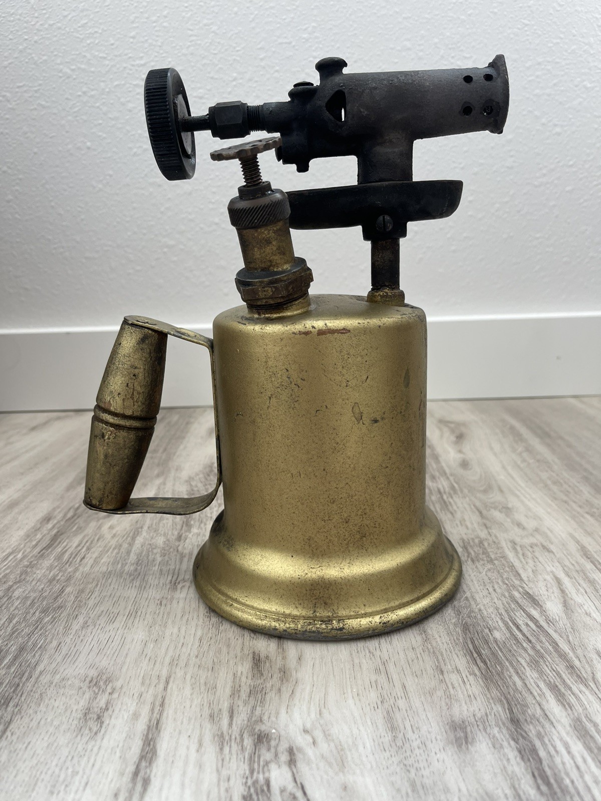 Vintage Brass Gasoline Blow Torch