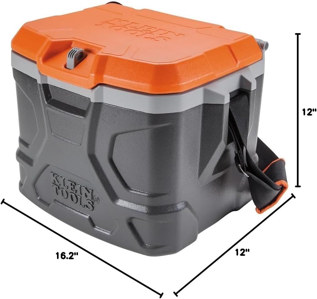 Klein Tools 55600 Work Cooler / Lunch Box, 17-Quart, Seats 300 Lb
