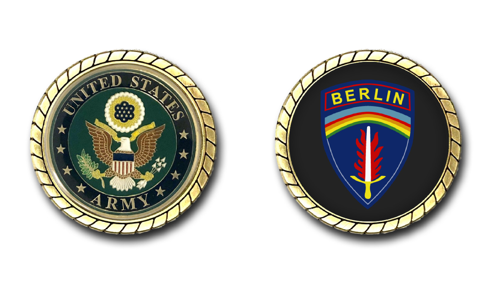 United States Army Berlin Challenge Coin Officially Licensed
