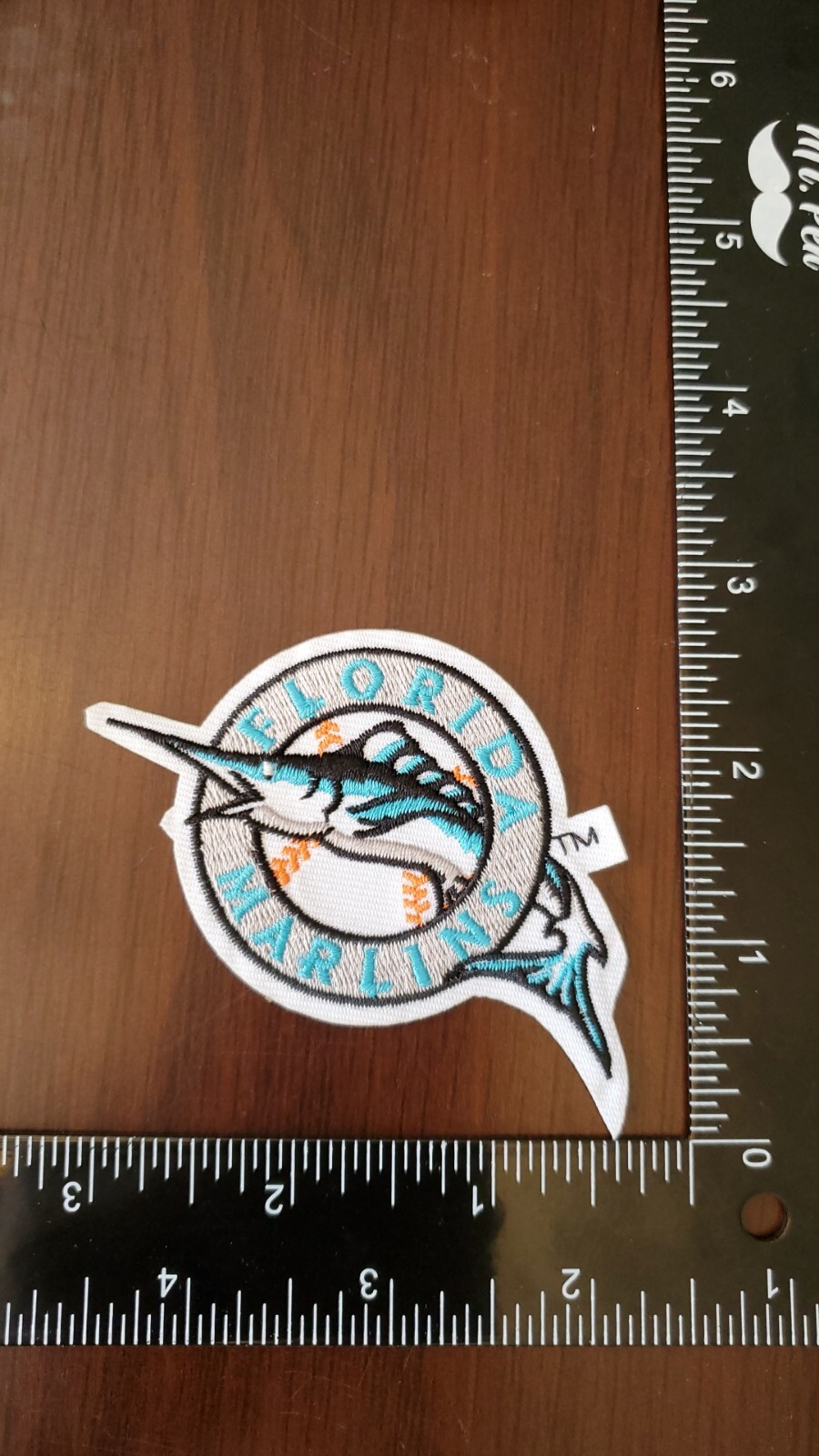 Miami Marlins Vintage Style Patch. Embroidered. Iron On Backing. 3"x3"
