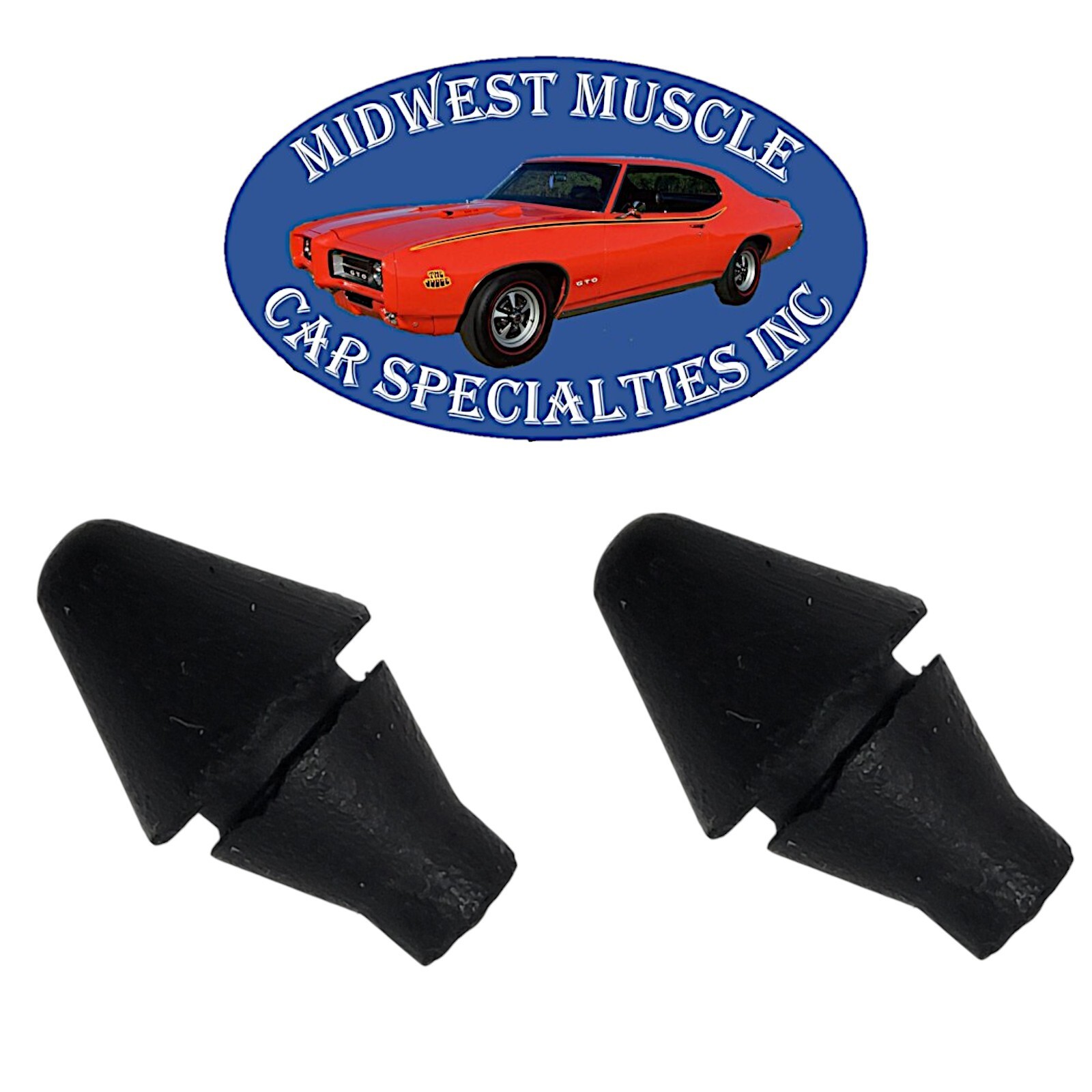Ford Rubber License Plate Ashtray Glove Box Gas Fuel Door Bumper Stop 2pcs P