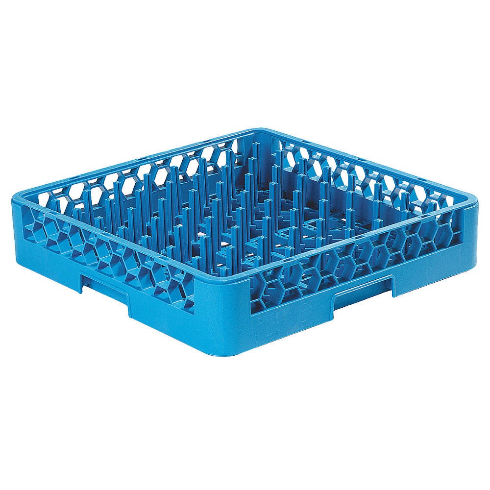 CARLISLE  Closed End Peg Rack,19.88" L,Blue,PK6 14D020