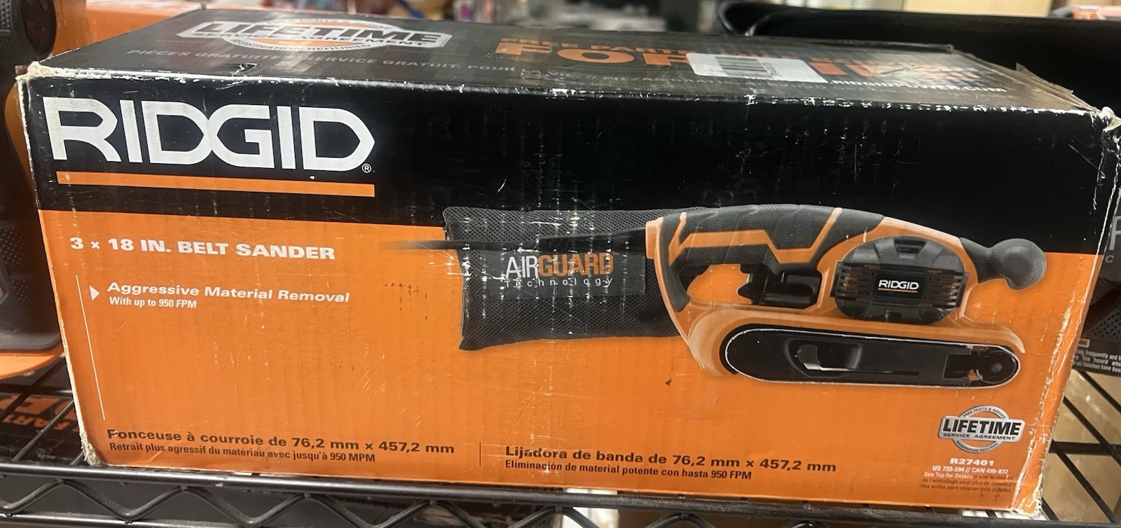 RIDGID R27401 Belt Sander