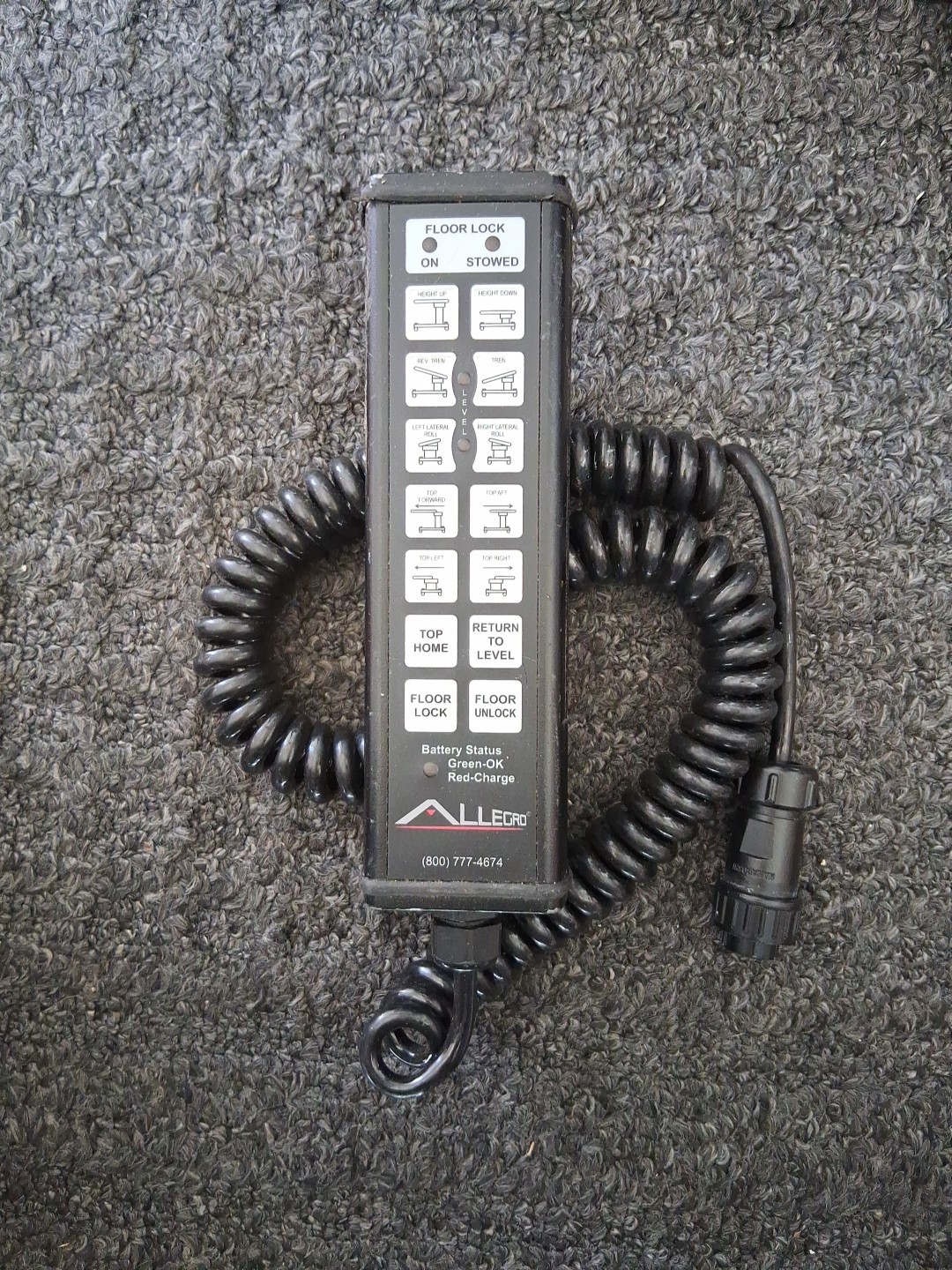 Mizuhosi Hand Controller for Allegro Sugical Table Used. Tested. Working.