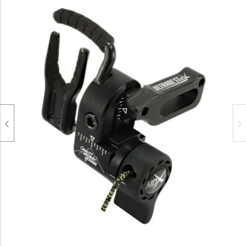 NEW QAD Ultrarest HDX Black LEFT Hand Arrow Rest UHXBK-B LH Drop Away Archery LH