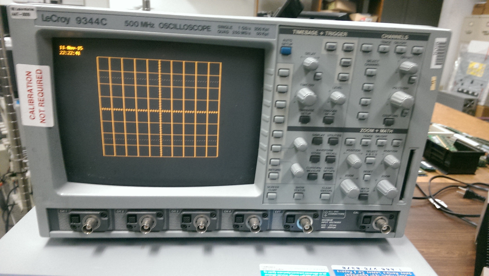 LECROY 9344C 4 Ch 500MHz Digital Storage Oscilloscope with GPIB