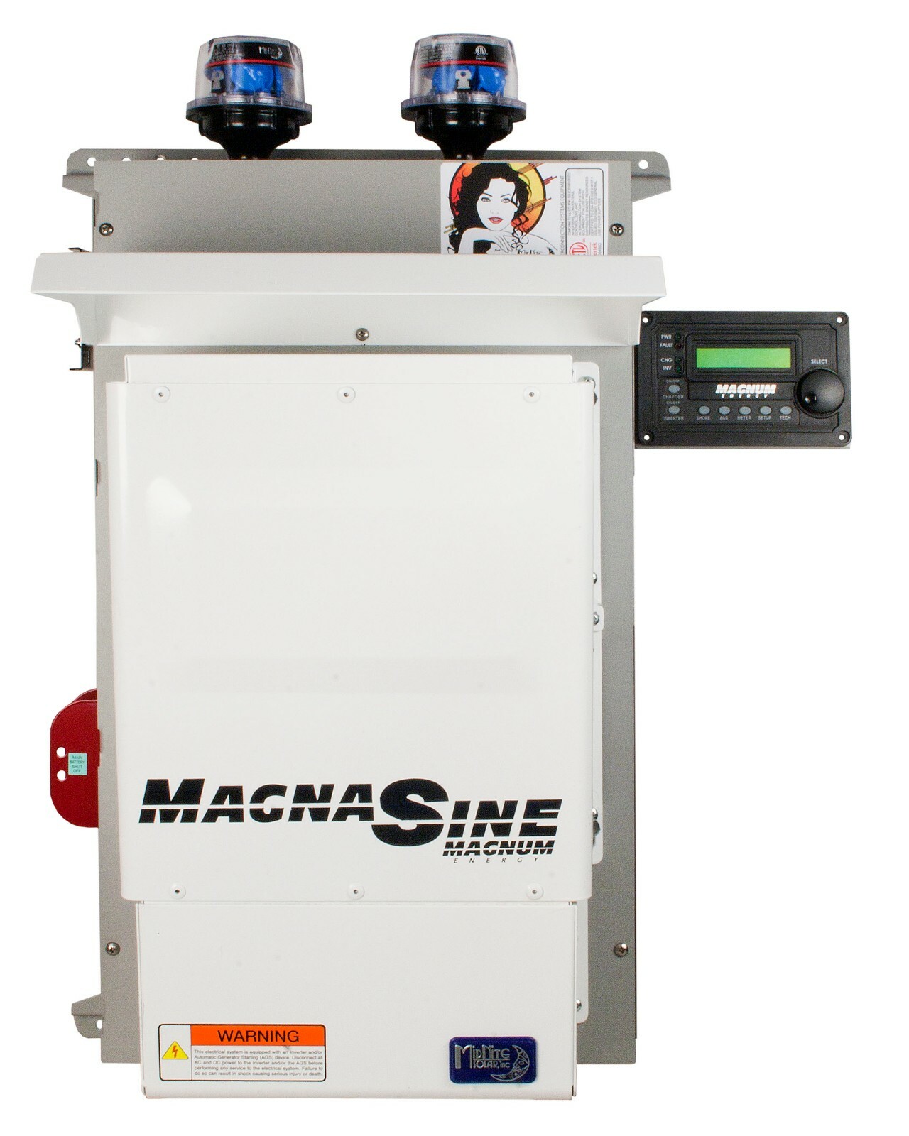 MidNite Solar MNEMS4024PAEACCPL Prewired AC Coupled System 120/240VAC 24VDC