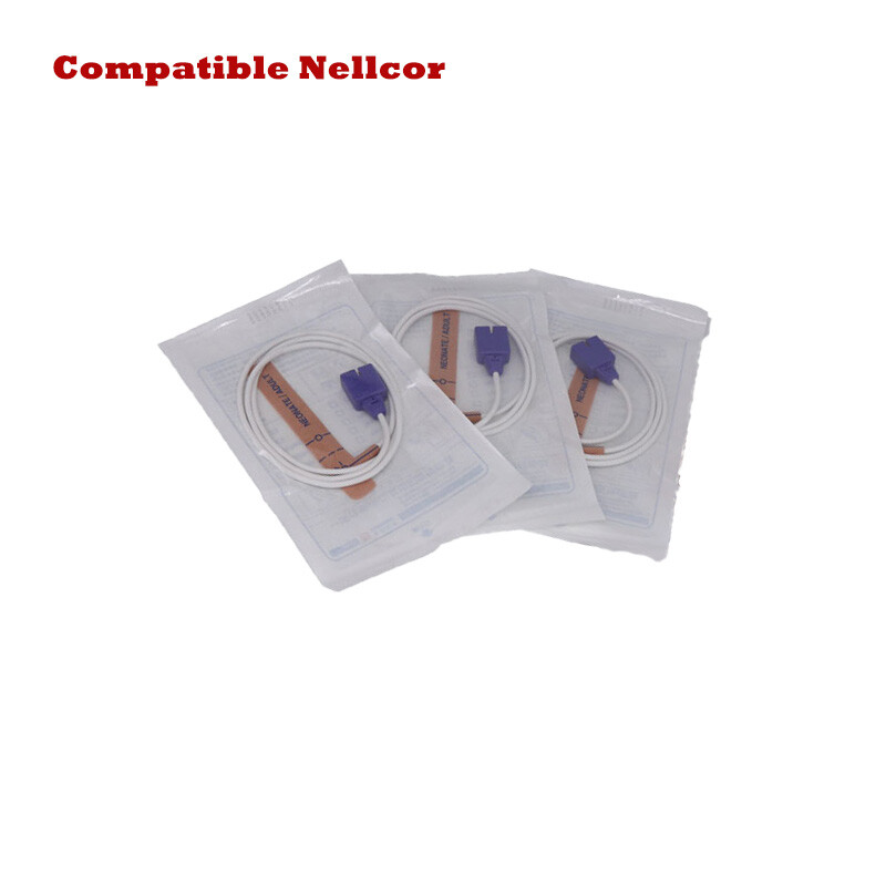 50X Fits MAX-P,MAX-N Spo2 Sensor Probe Disposable Sensor Oximax 9 Pins Connector