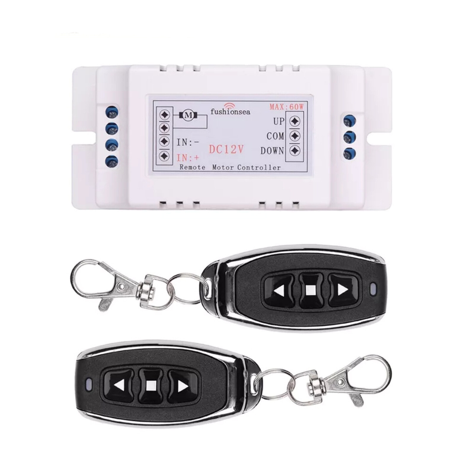 Motor Wireless Remote 12V Switch Universal 2 Channel RF433MHz Remote Control
