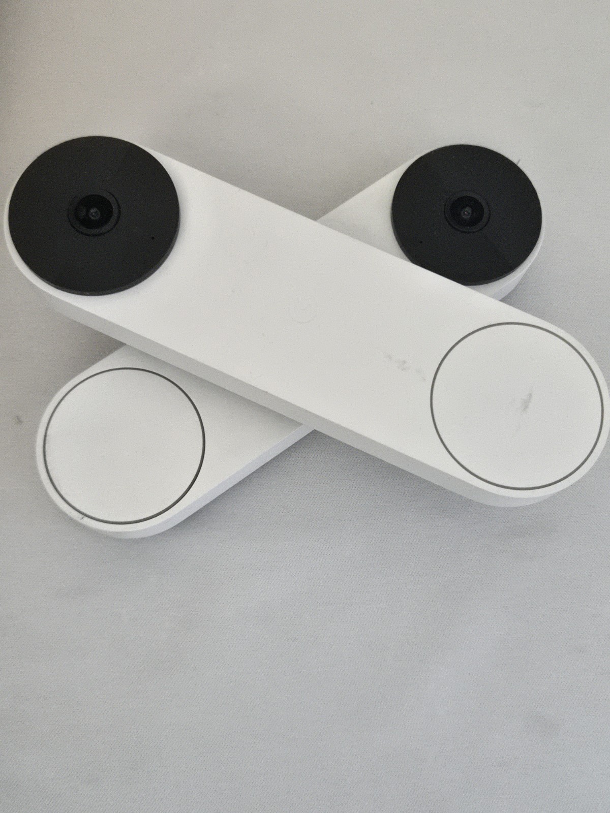 *Warning* Google Nest Battery Doorbell Cam Smart Video Doorbell-SNOW: See Pics