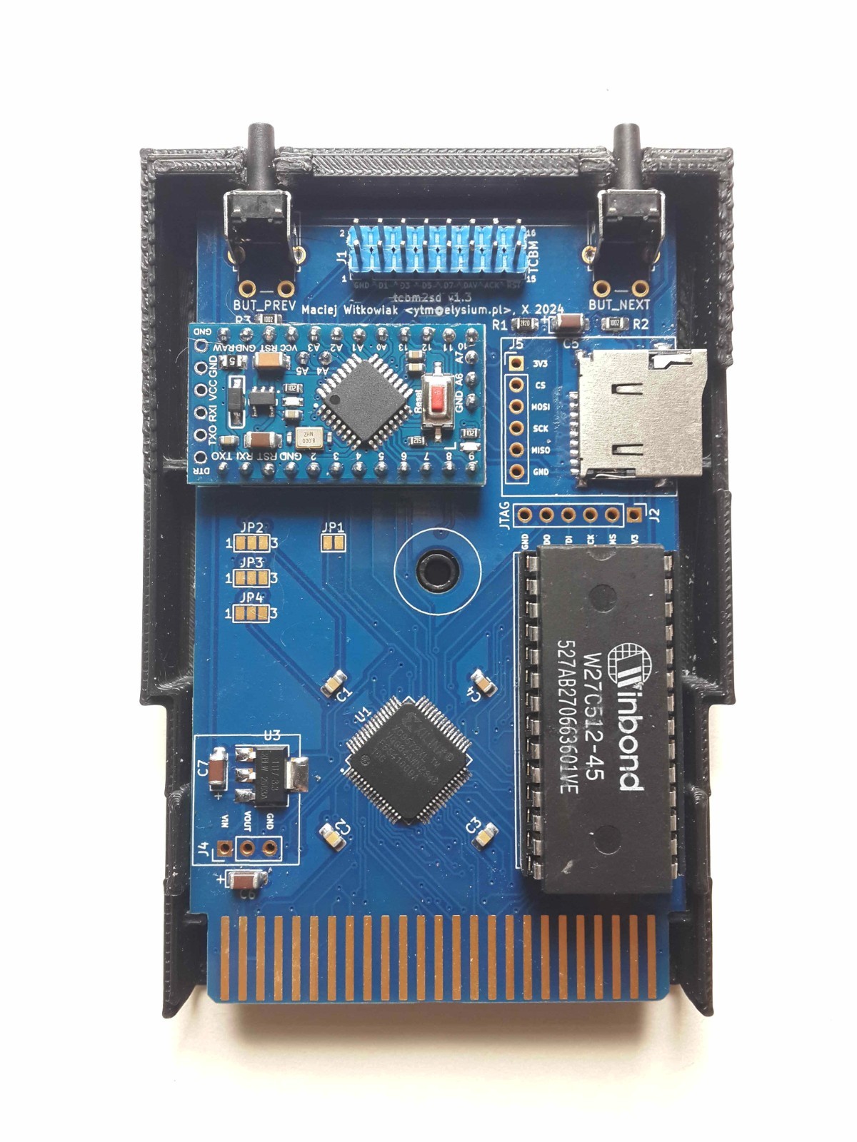 TCBM2SD Commodore 1551 drive simulator / Paddle Replacement Plus/4 / Commodore16