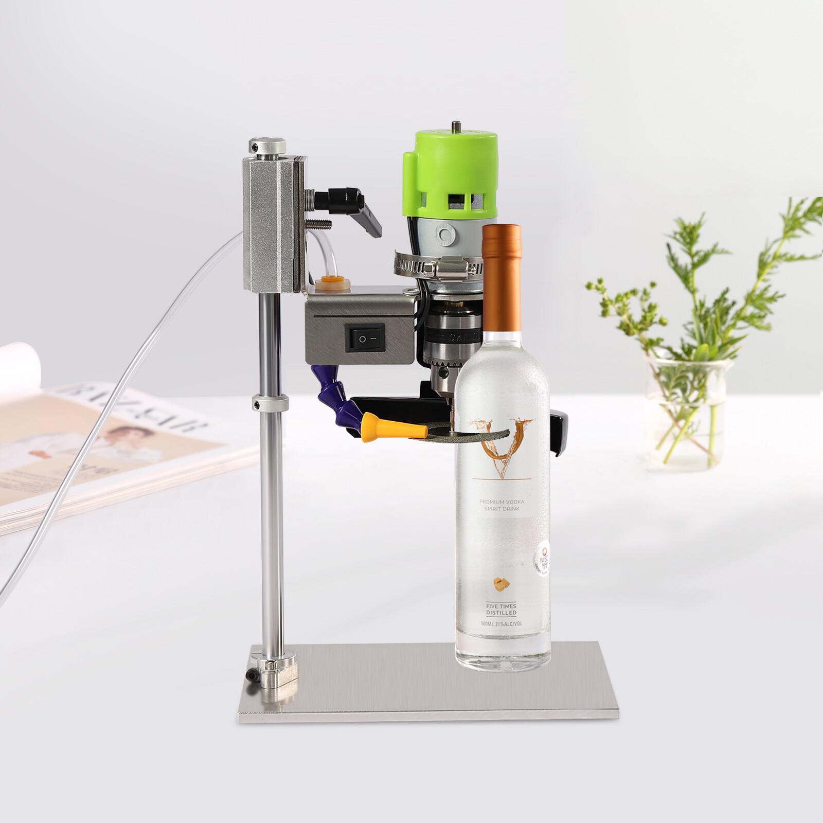 Electric Glass Bottle Cutter DIY Cutting Machine Beer Wine Jar Recycle Tool