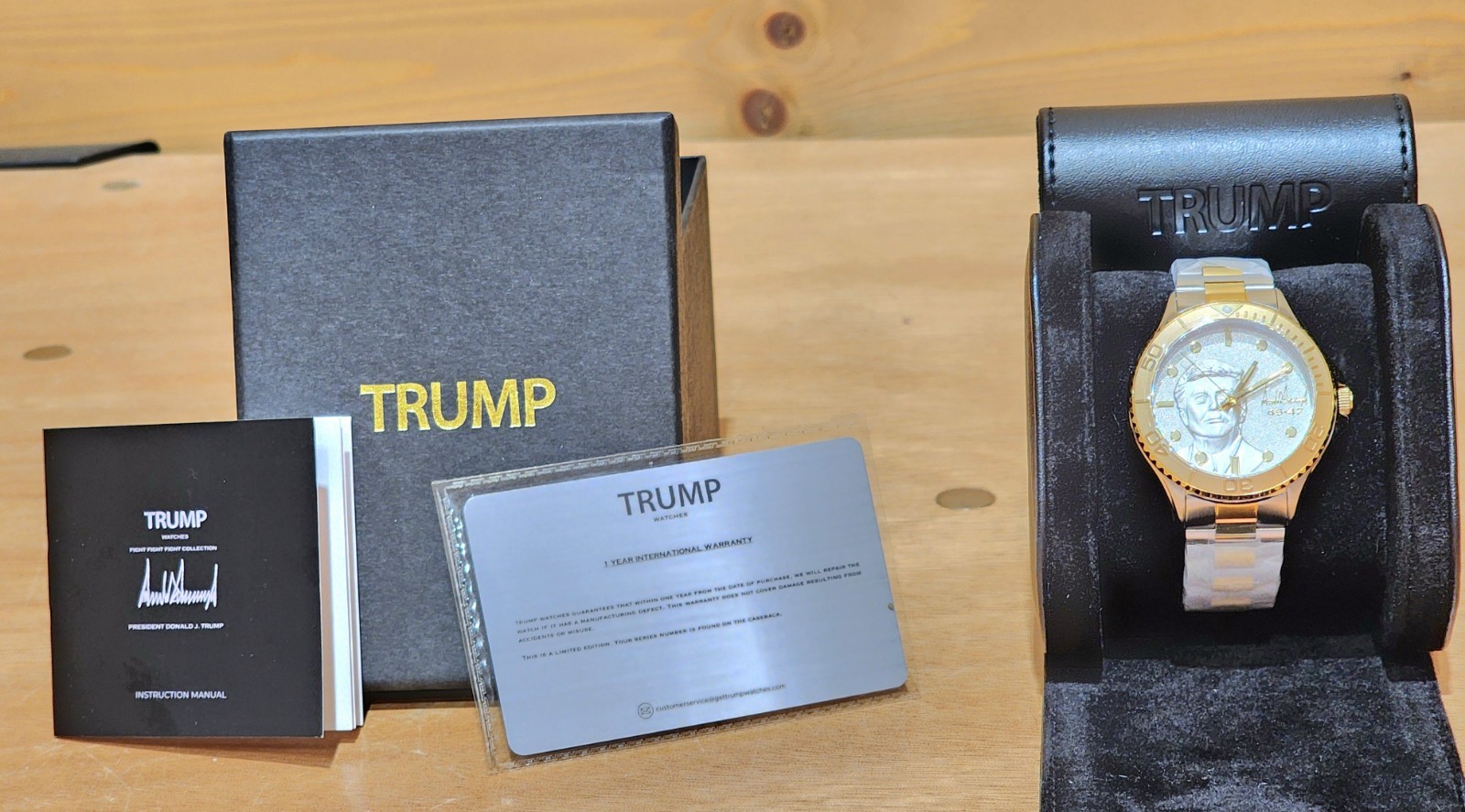 "Victory My President" Gold Tone & Silver I Trump Watches I LIMITED to 10,000