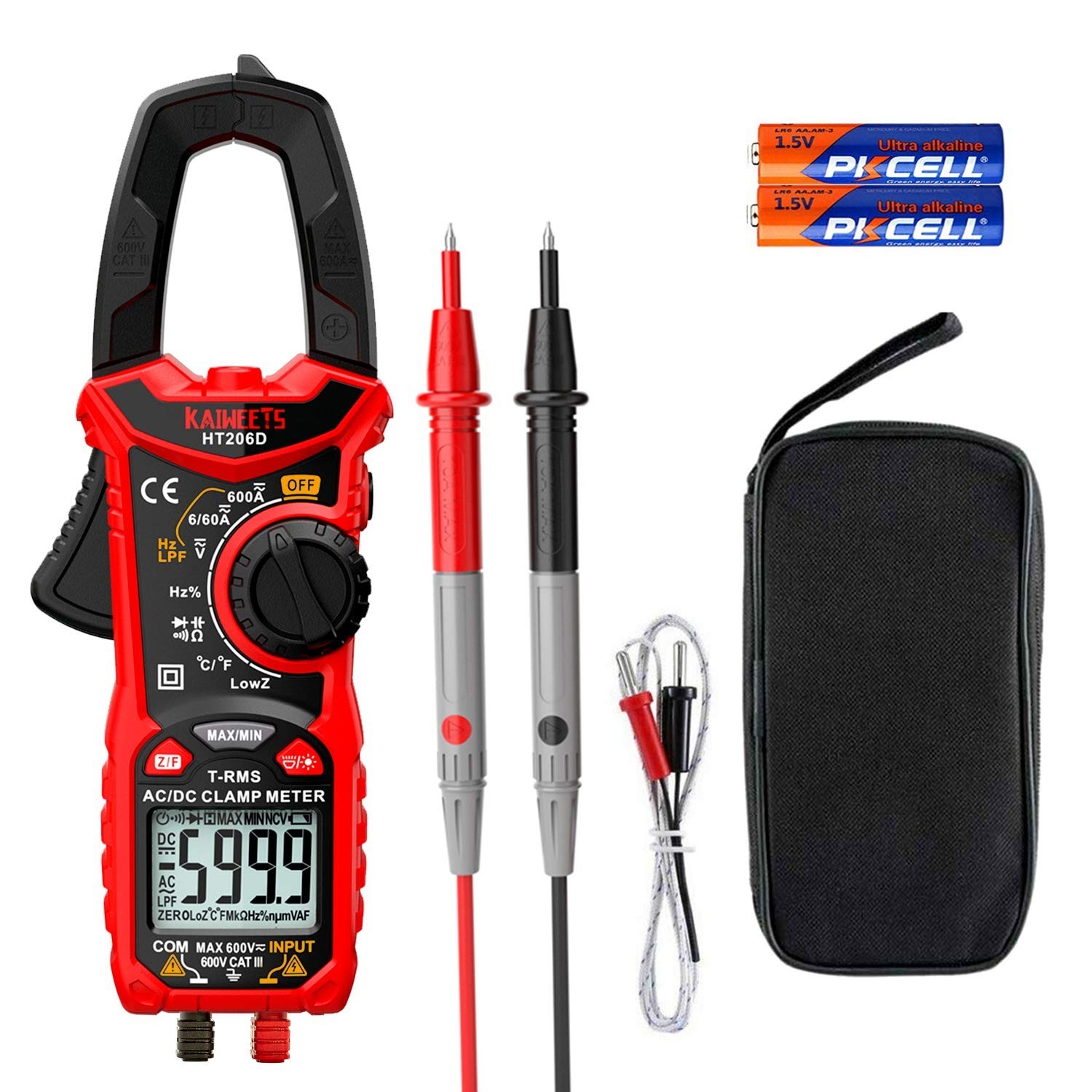 Advanced Multi-Function Digital Clamp Meter with Non-Contact Voltage Detection