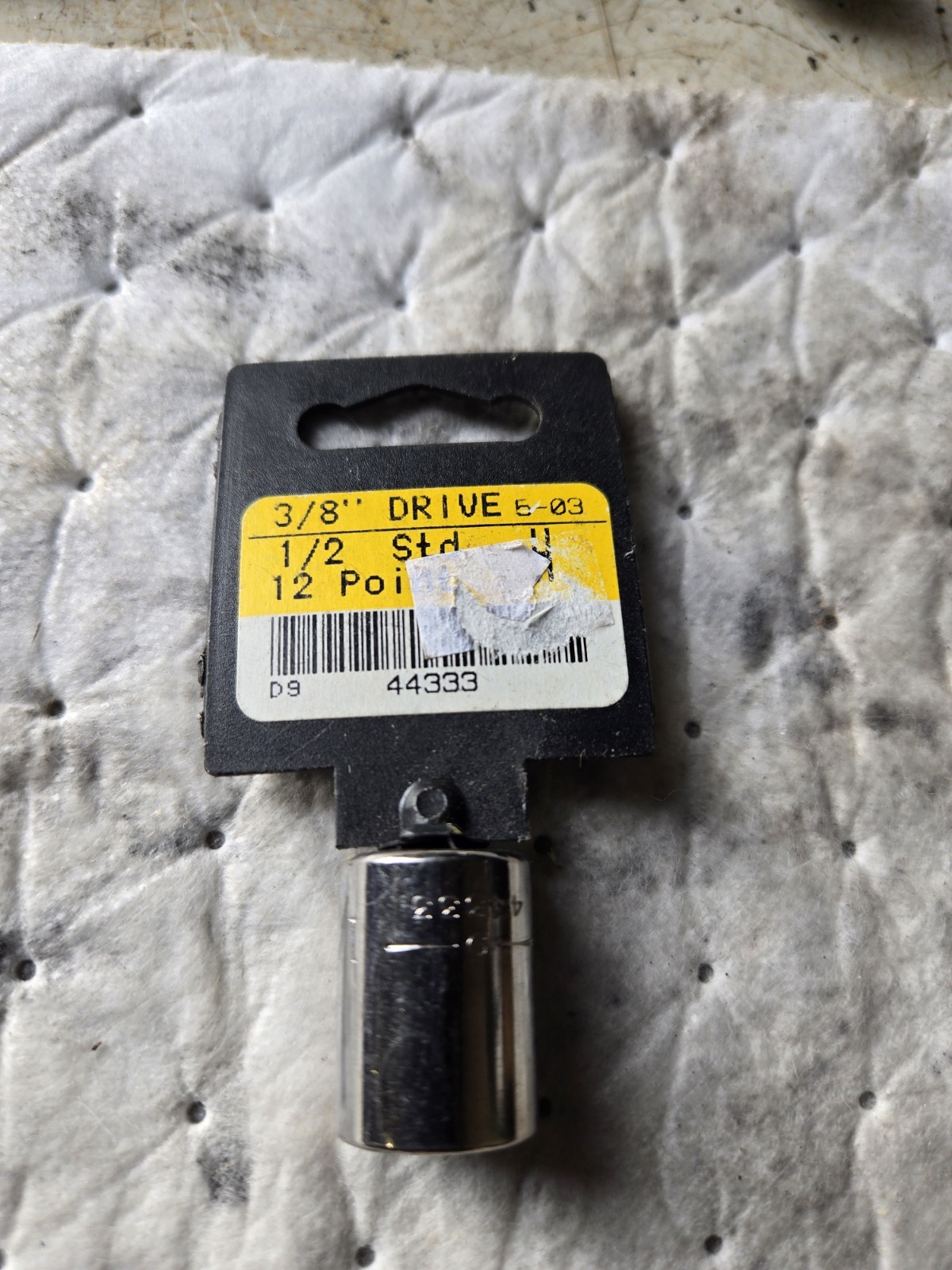 Craftsman 1/2" 12 Point Socket 3/8" Drive Inverted G 44333 USA
