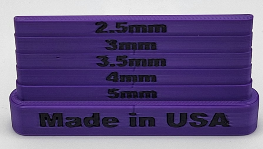 Metric Panel Gap Gauge – 2.5, 3, 3.5, 4 & 5mm Stepped Body Alignment Tool