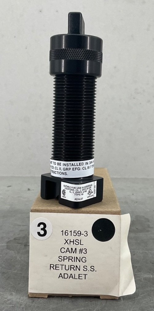 ADALET XHSL-CAM3 SELECTOR SWITCH 3 POS SPRING RETURN MAINTAIN RIGHT NEW