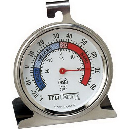 Taylor TruTemp Analog Thermometer 2.25" Dial 6" L x 4.7" W x .7" D -20 to 80 F