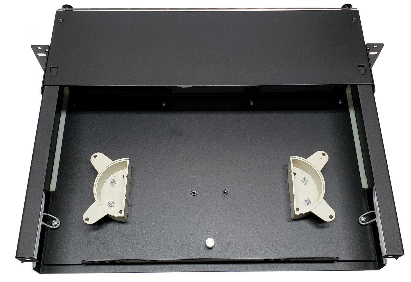 96 Fiber 2RU Rack Mount FDP Patch Only w/ 24 LC OM3/4 Quad Adapters Multimode