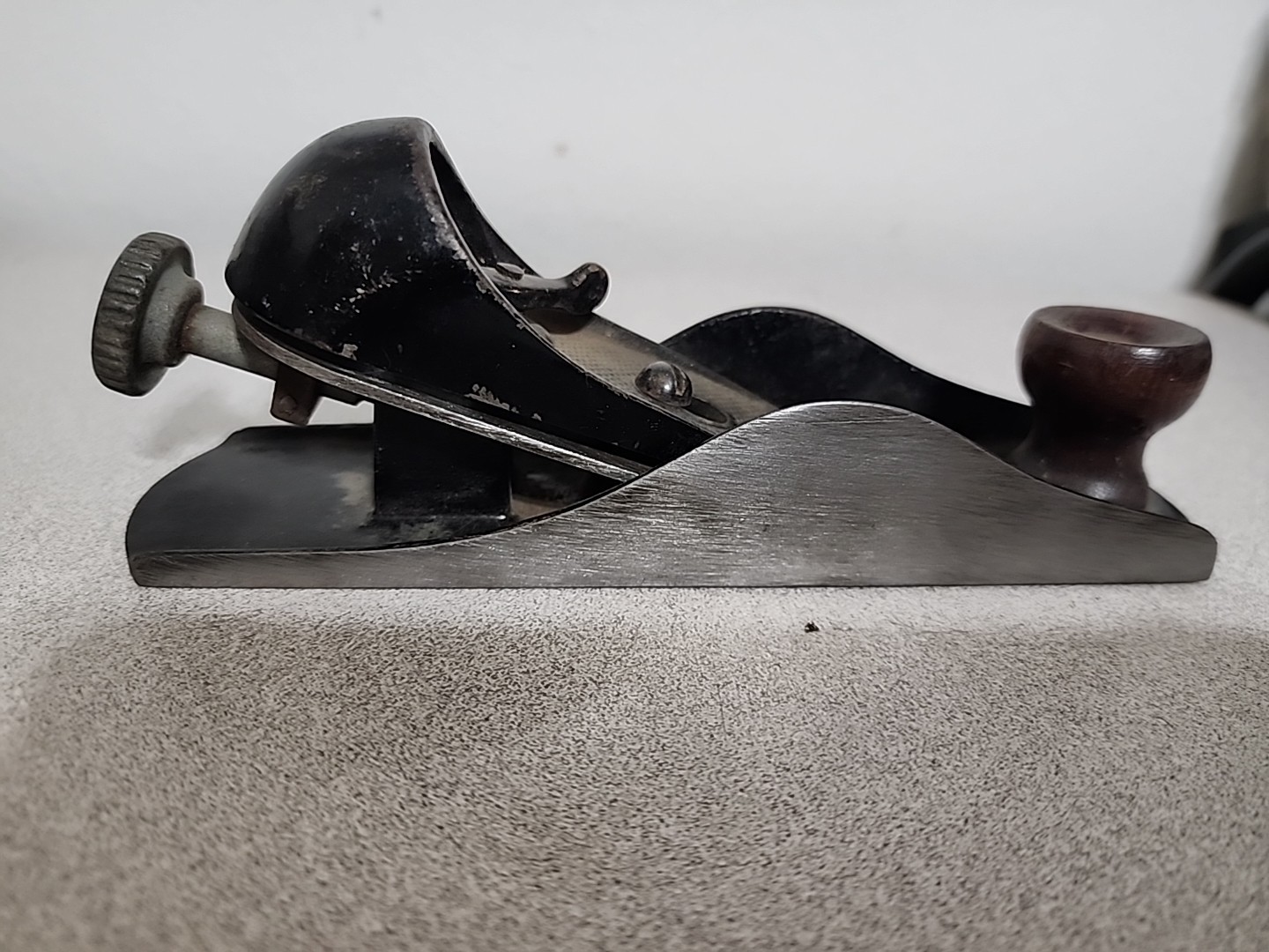 Vtg Dunlap 7" Low Angle Block Plane Wood Plane