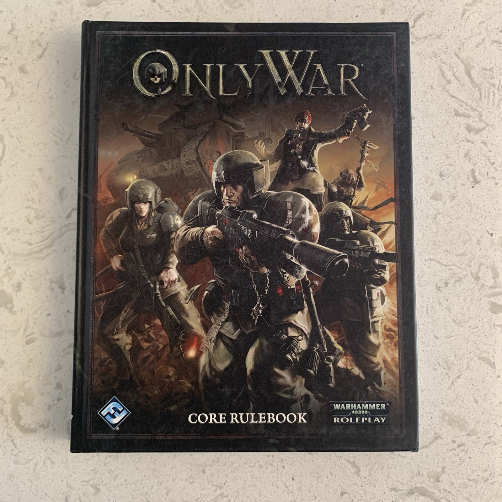 Warhammer 40k Only War: Core Rulebook by Fantasy Flight Games RPG Hardcover