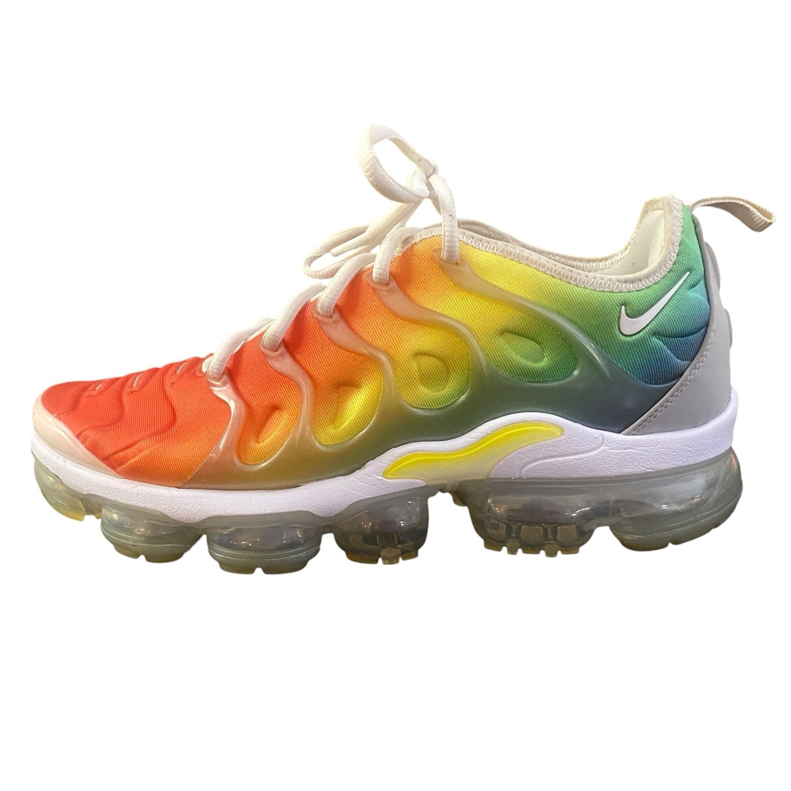 Size 8 Nike Air Vapormax Plus White Neptune Green Dynamic Retro 924453-103 Mens