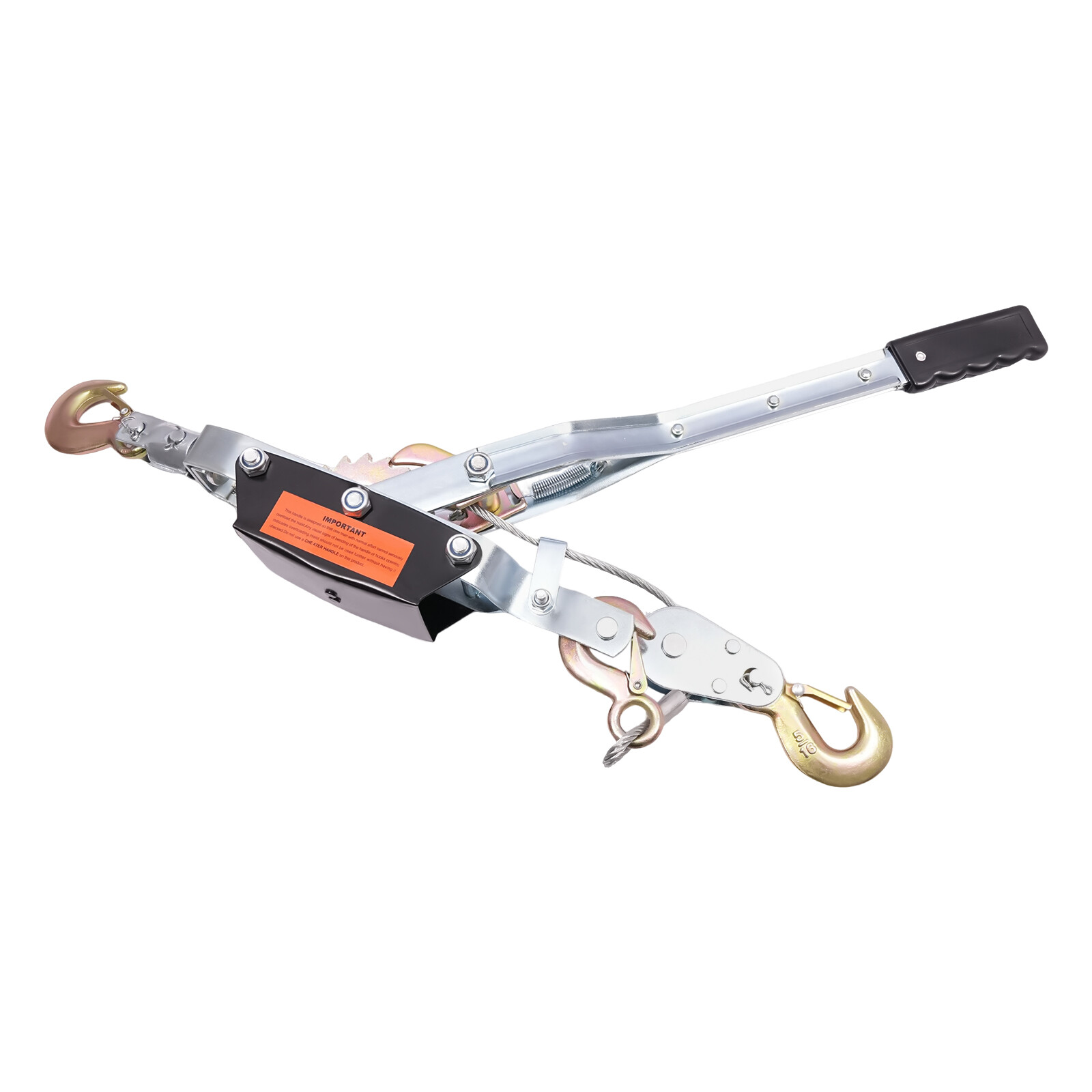 Puller Tightener Heavy Duty Cable Winch Power Puller with Hooks 5 Tons /11023lbs