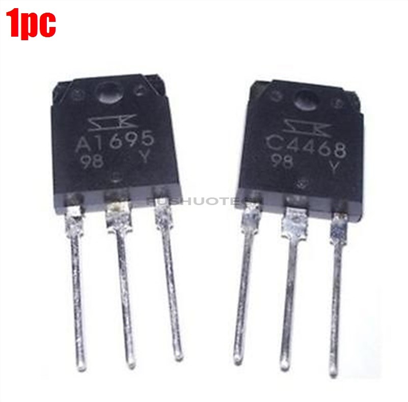Sanken Transistor C4468/A1695 1Pair Of 2SA1695/2SC4468 Ic New kw