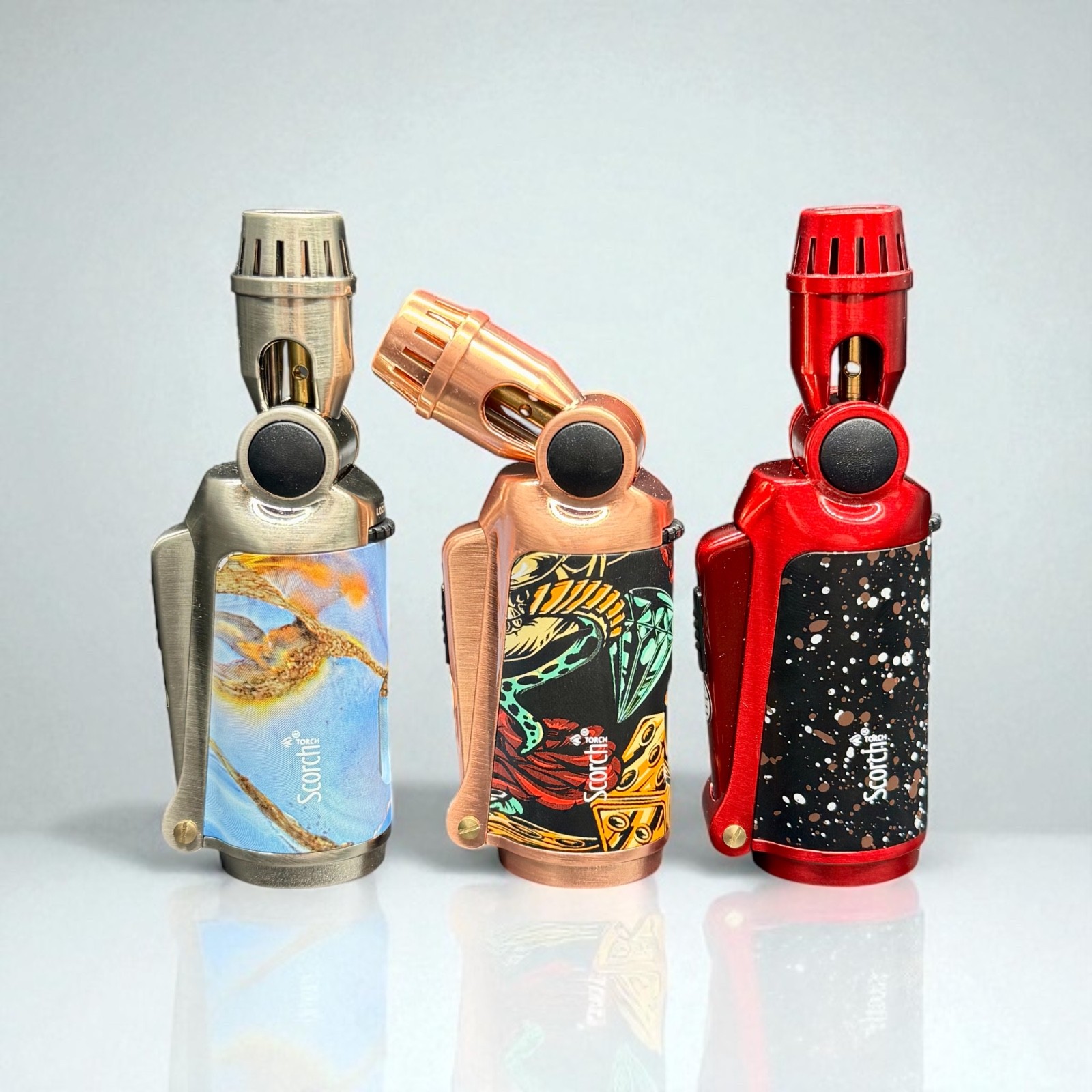 Scorch Torch 61829 Refillable Butane Torch Lighter – Single Flame Adjustable