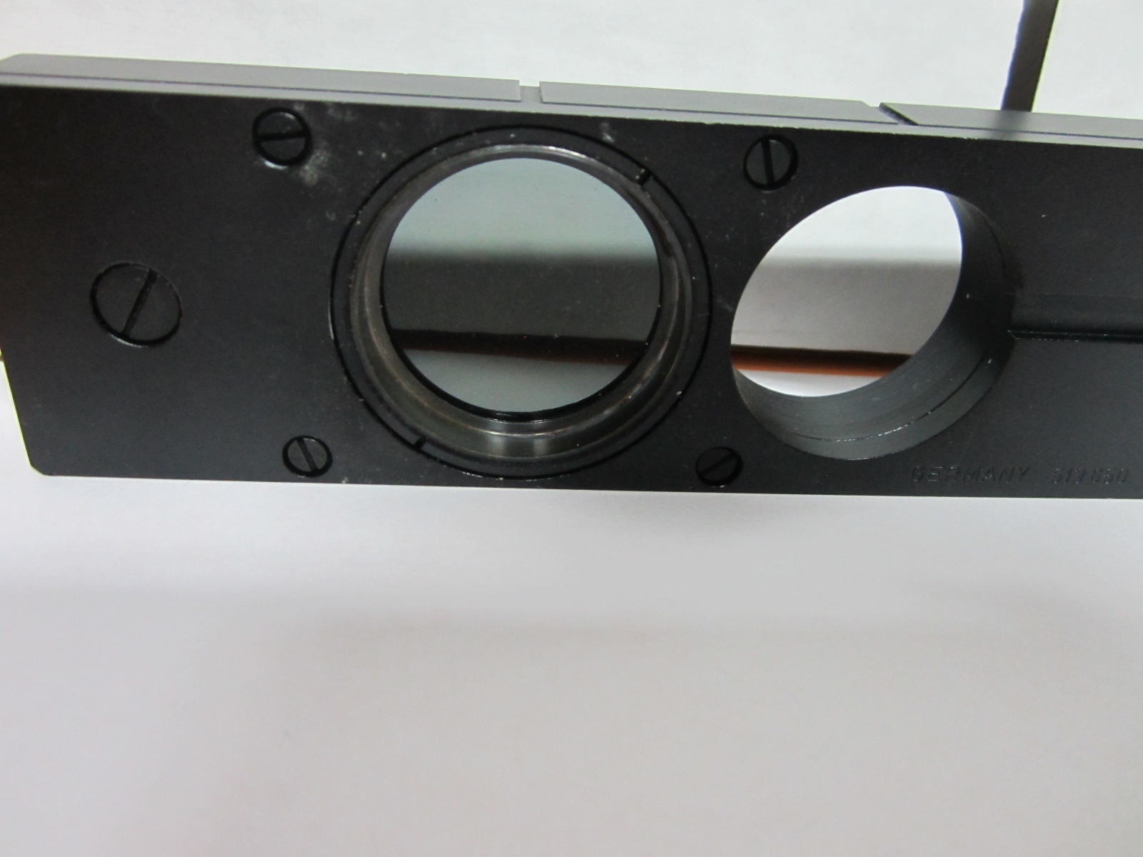 MICROSCOPE PART POLARIZER SLIDE GERMANY 513650 OPTICS BIN#B1-R-11