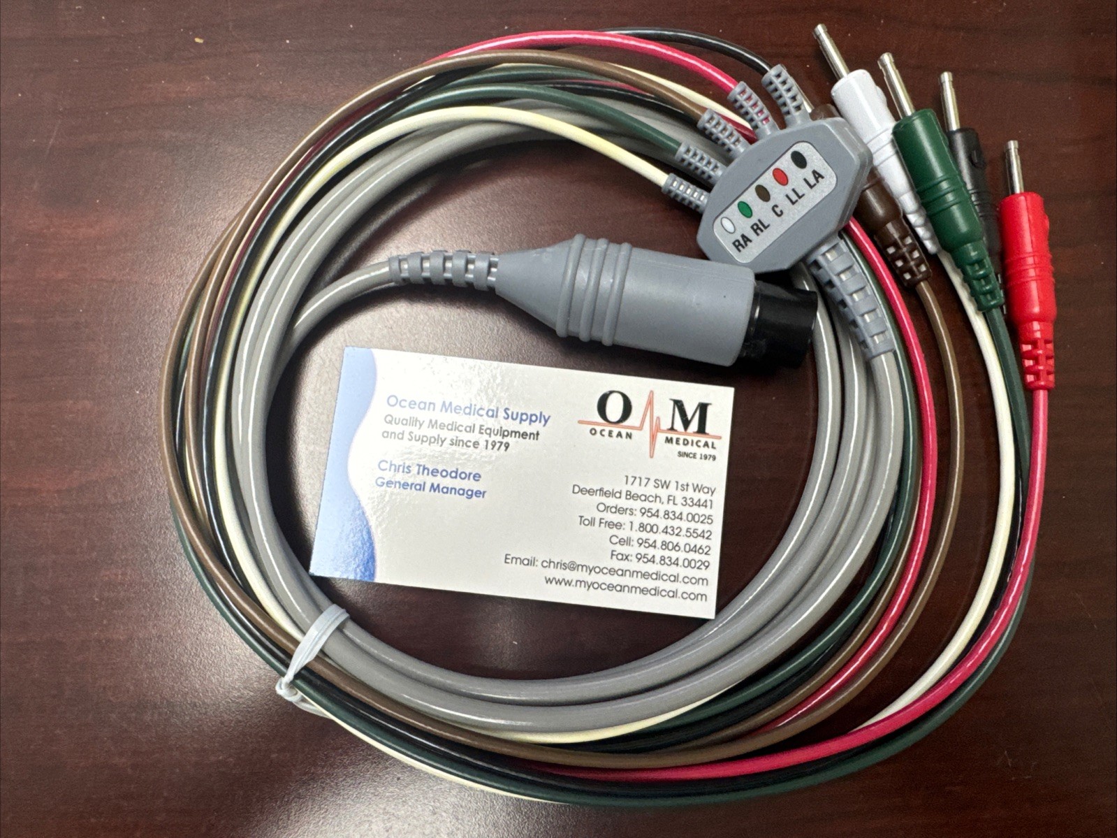 5 Pin/5 Lead ECG Cable
