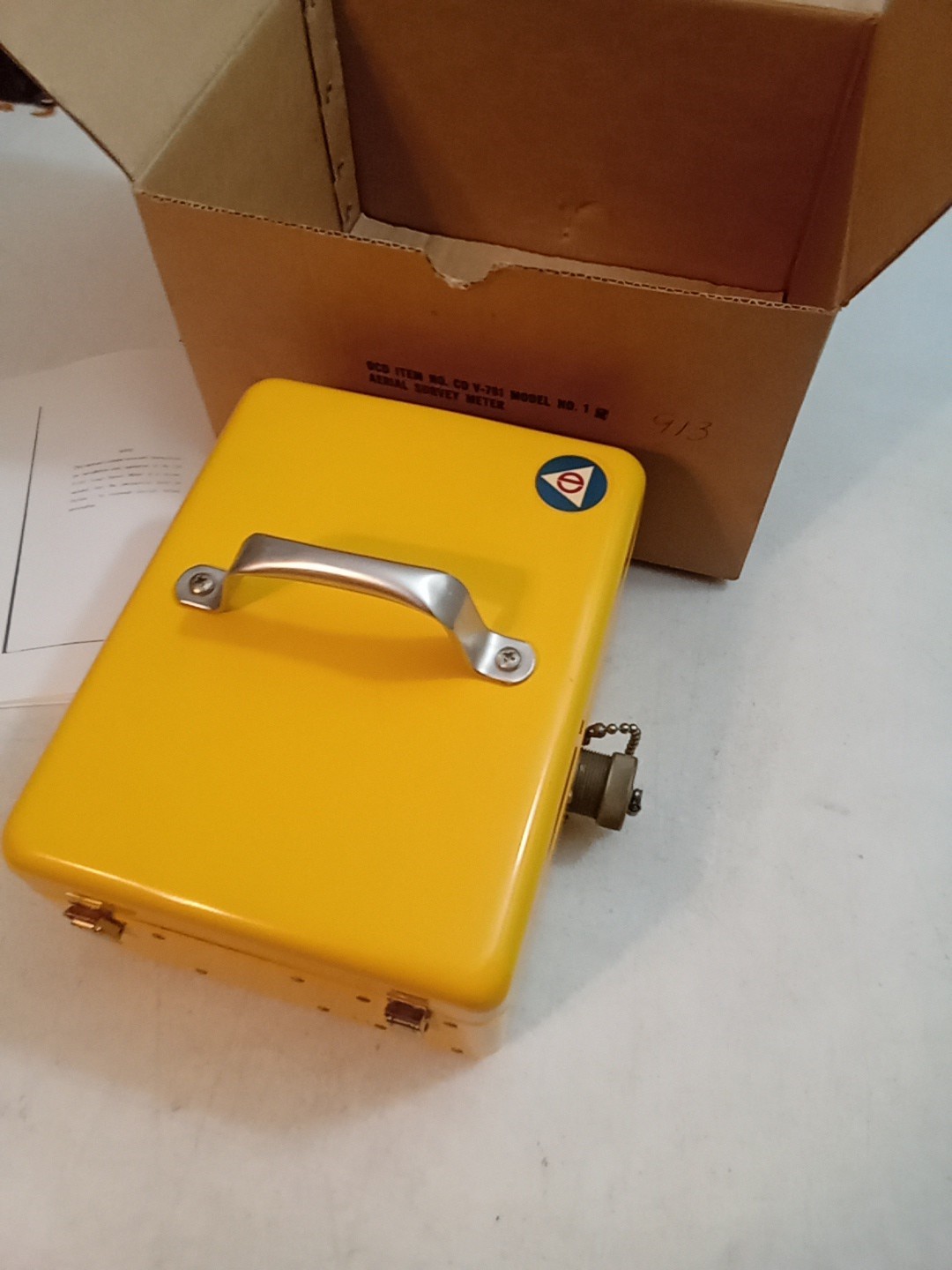 OCD CD V-7781 Mod 1 Aerial Survey Meter - Nuclear Chicago Corp - Civil Defense