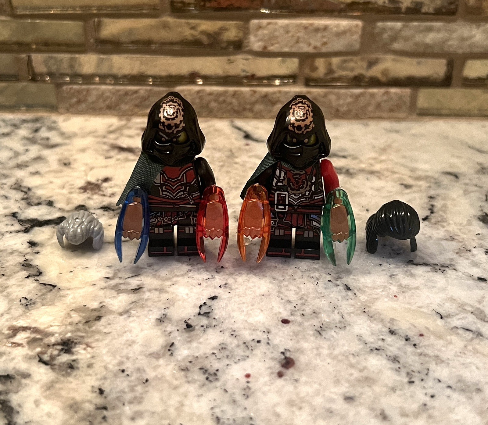 Ninjago Time Twins (Krux / Acronix) Old Young Custom Lego Minifigures 70626🔥