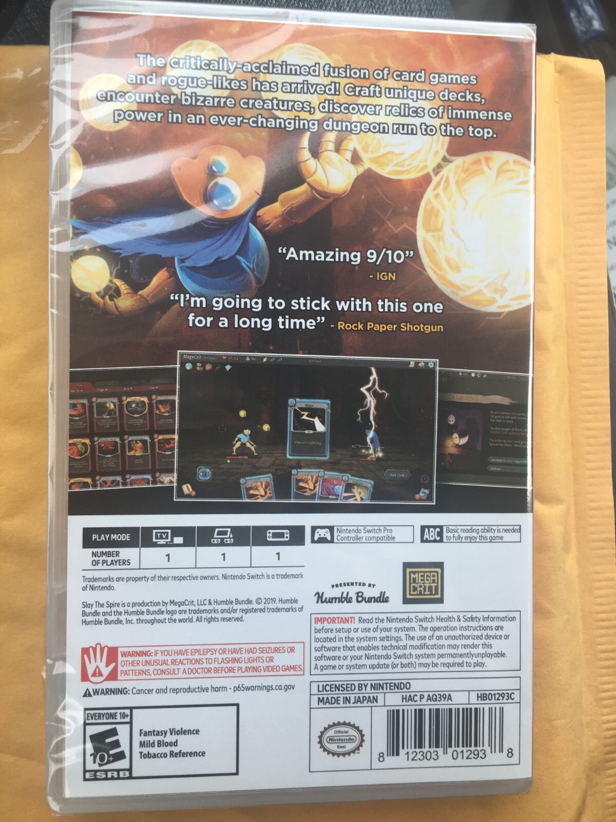 Slay the Spire - Nintendo Switch *New,Sealed*
