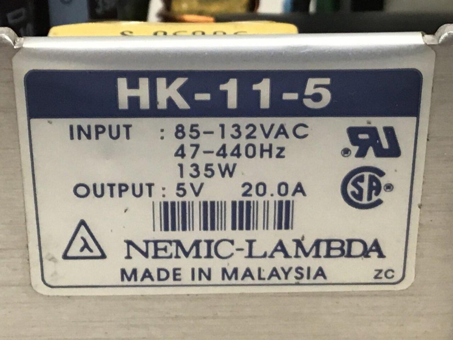 NEMIC-LAMBDA Power Supply HK-11-5 Used #93541