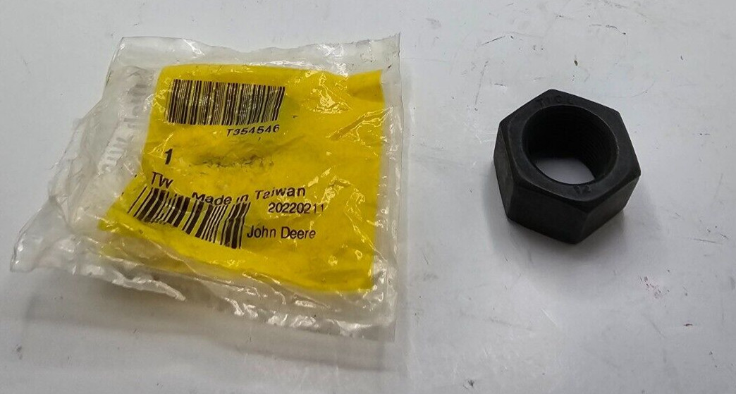 (QTY 23) John Deere JD Hexagonal Nut T354546 for 655K Crawler Loader