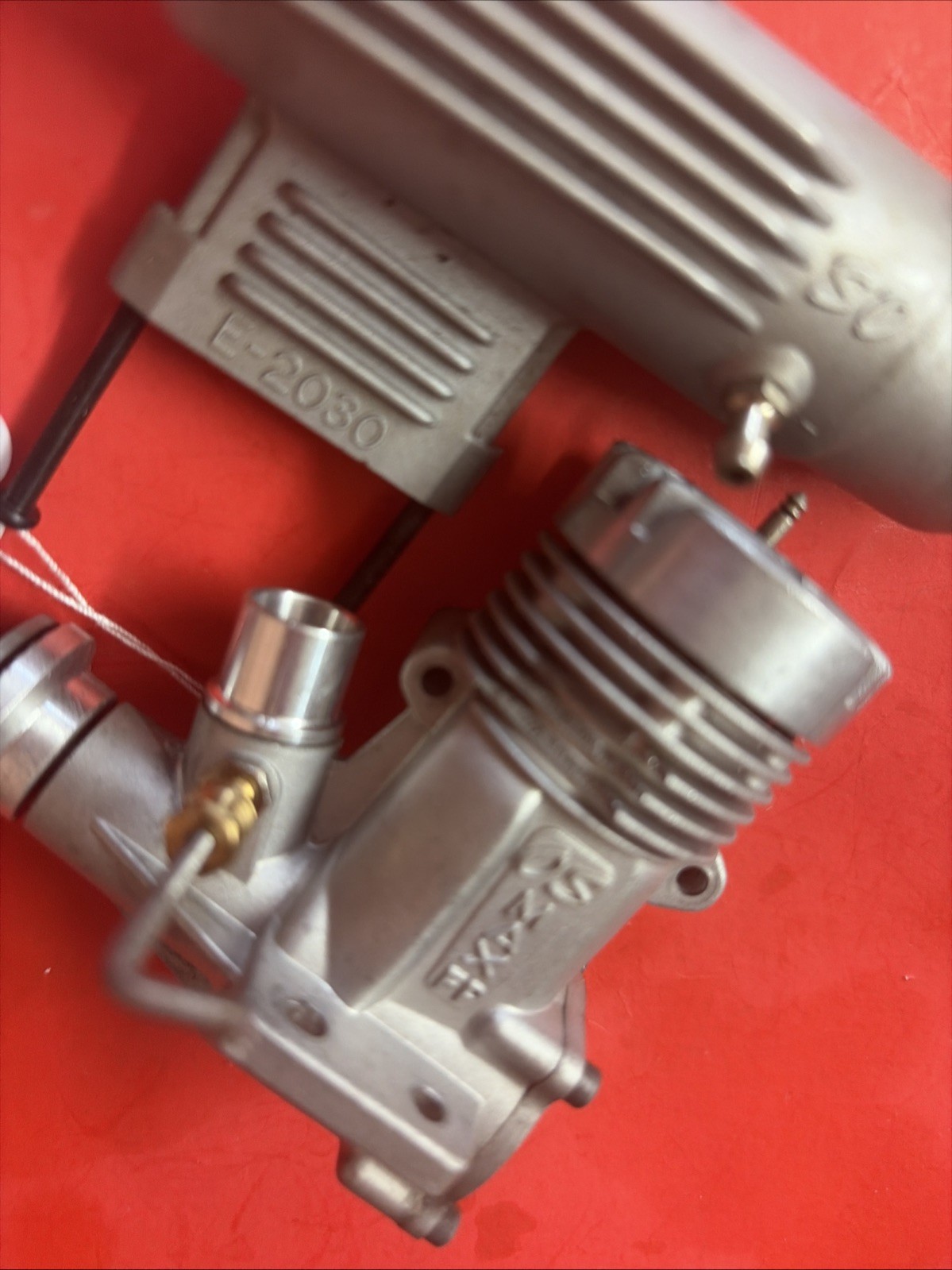 OS 20 FP C/L ENGINE WITH STOCK MUFFLER NICE #57