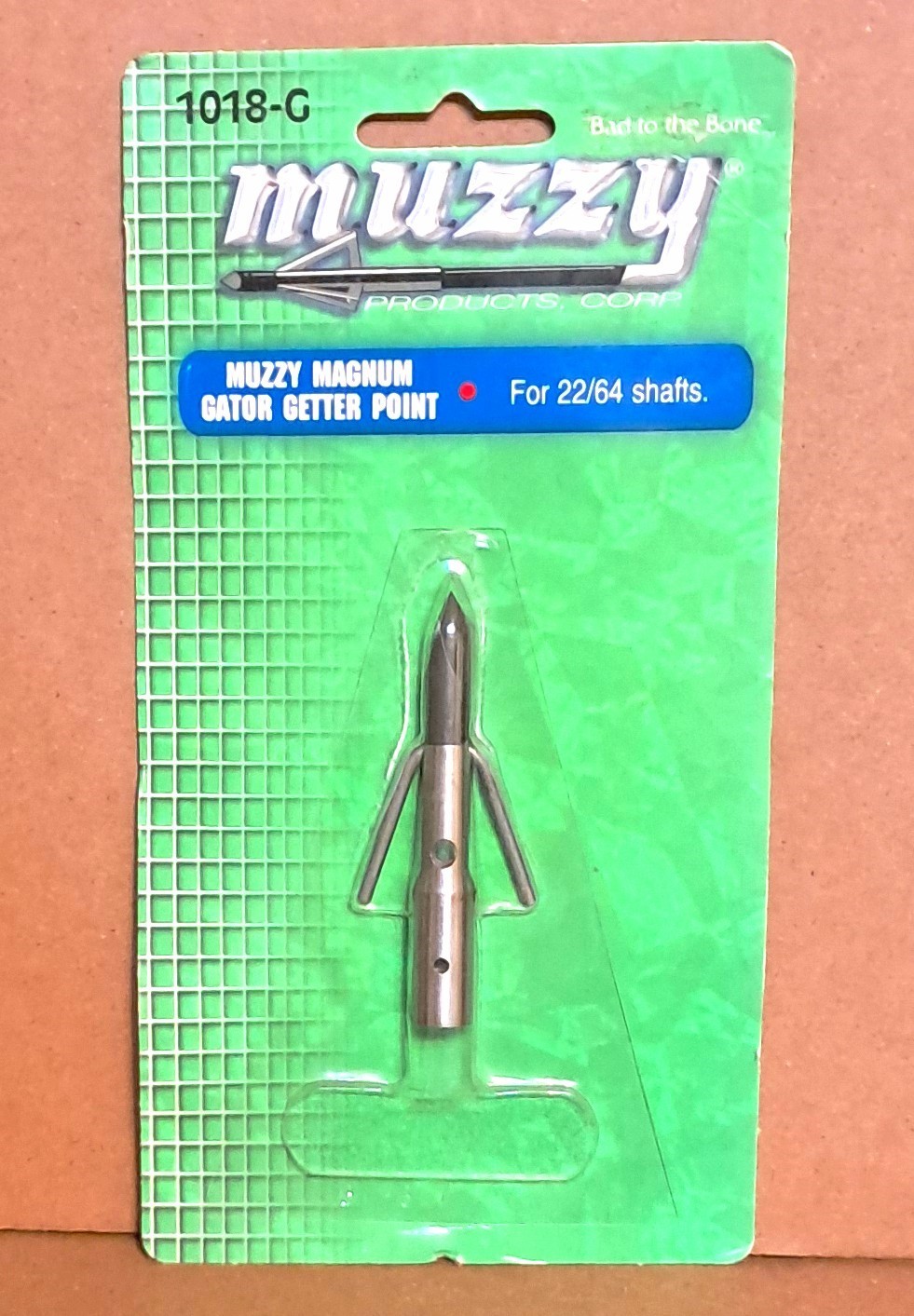New Muzzy Magnum Gator Getter Point for 22/64" Arrow Shafts -Big Game Bowfishing