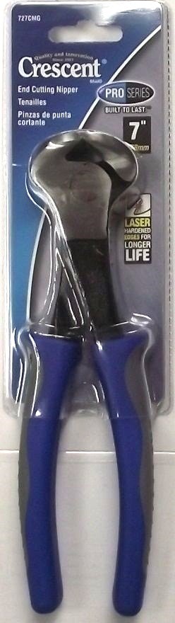 Crescent 727CMG 7" Pro Series End Cutting Nipper Pliers