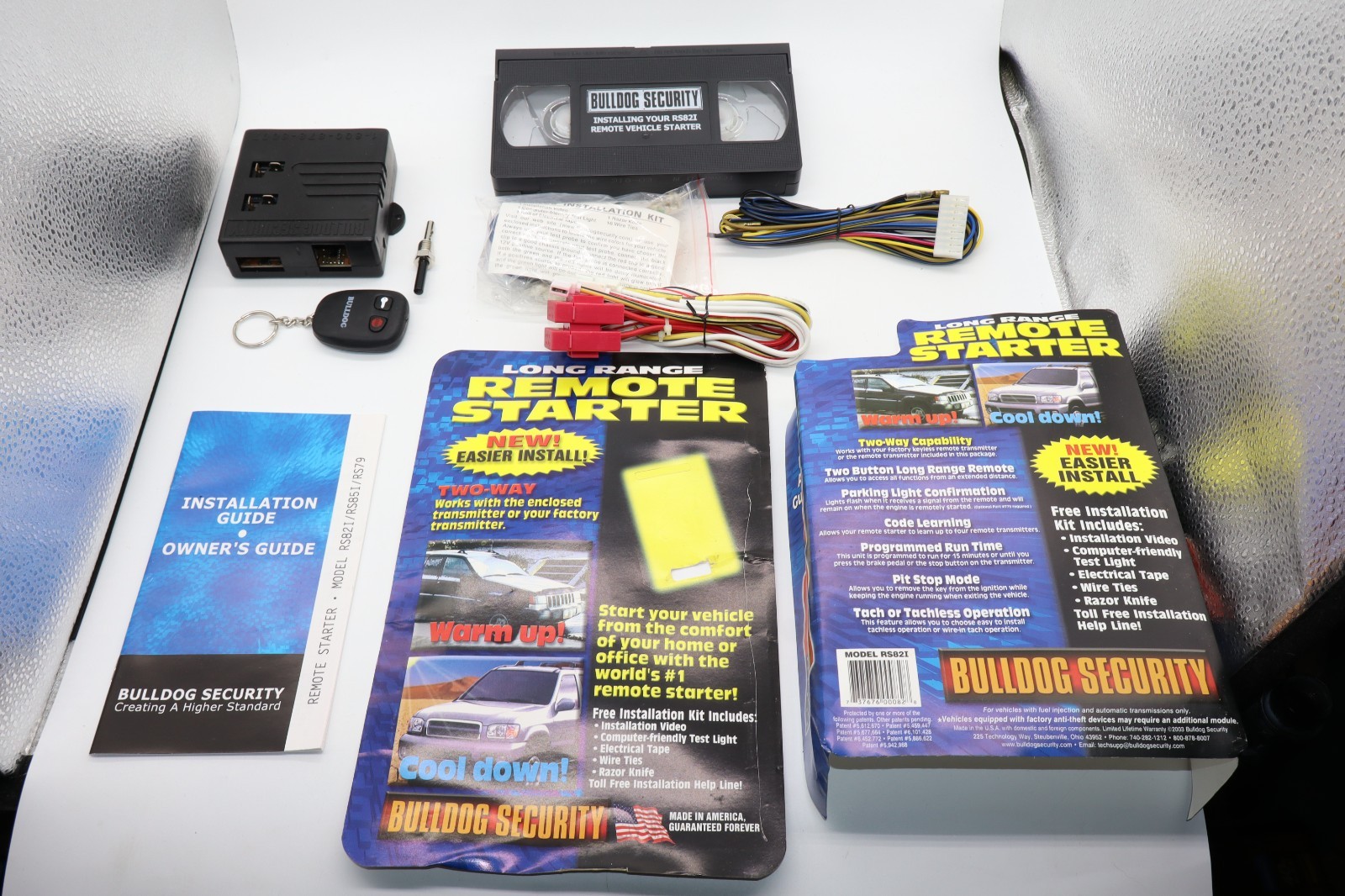 Bulldog Security Remote Vehicle Starter System RS82I USA Open Box Free Ship!