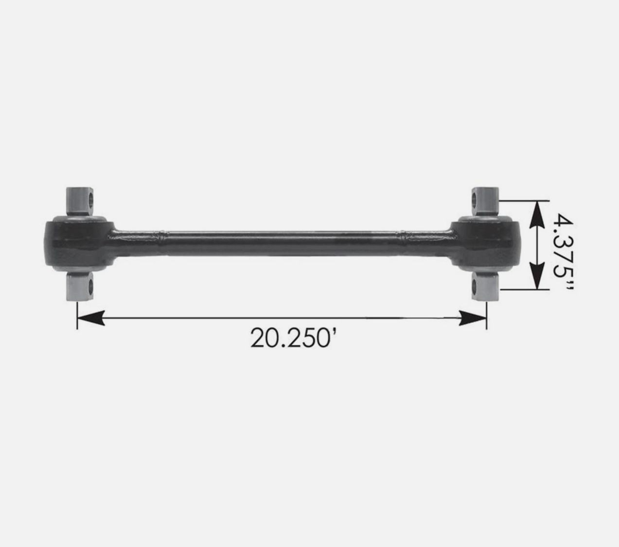 Torque Rod 20.250in Poly Kenworth   TMR74BE