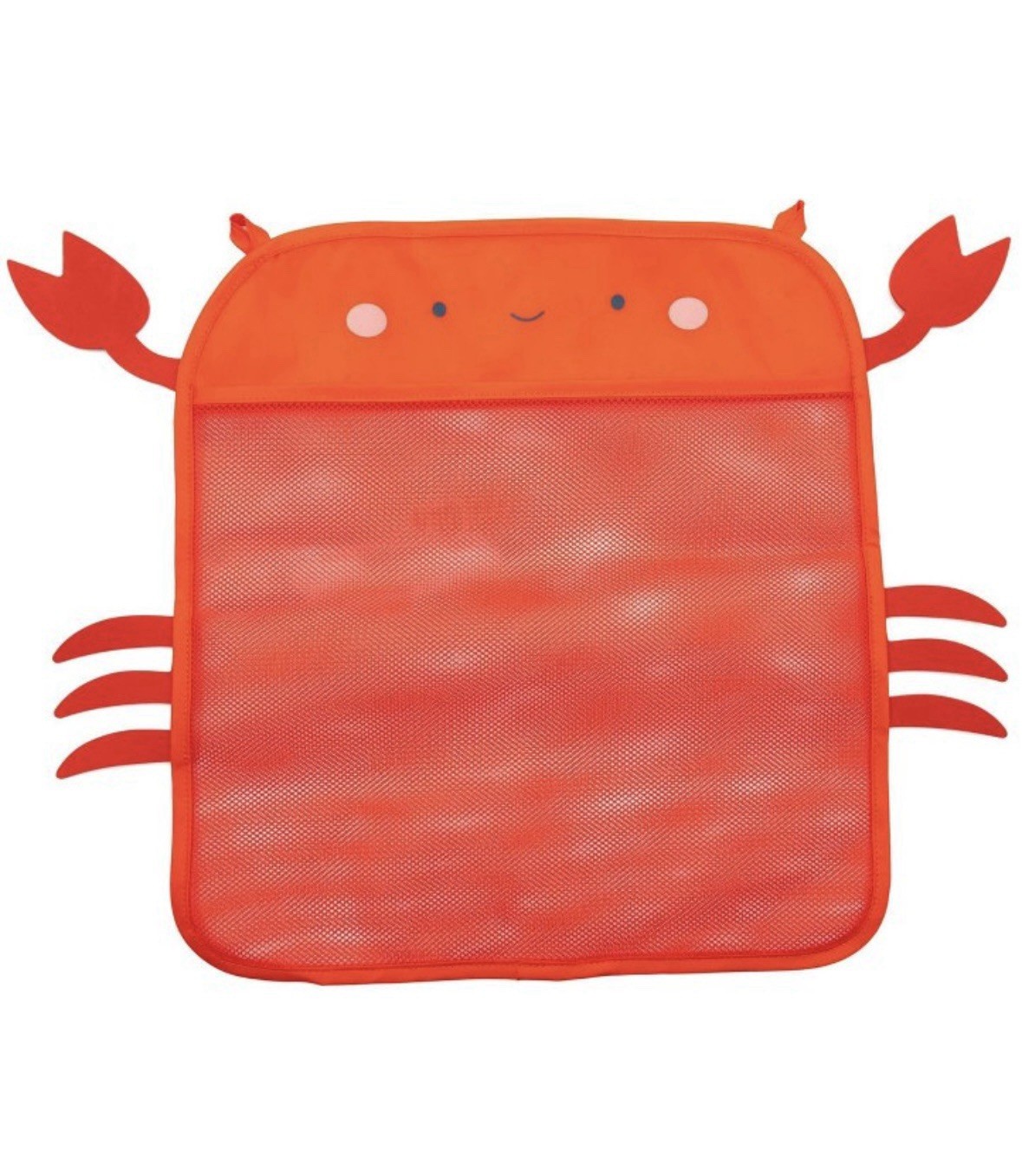 4pc Red Crab Bathroom Set - Soap Dispenser, Bath Caddy, Toothpaste Caddy, Holder
