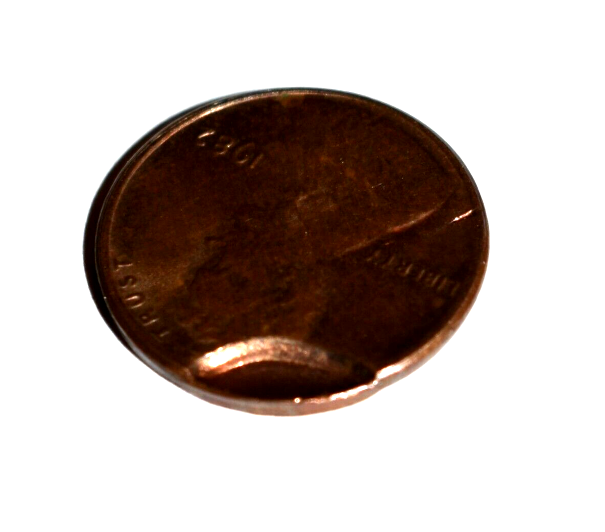 1982 No Mint P Lincoln Penny Error No Mint Mark Copper Varity Indent Multi Error